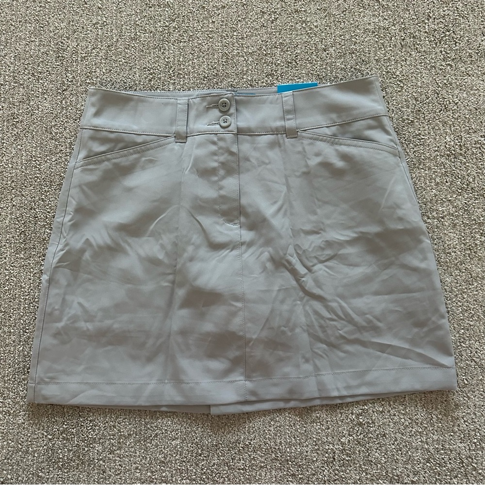 Liquid‎ Yacht Wear Sleet Gray UPF 50+ Skort w/ Shorts Size 4